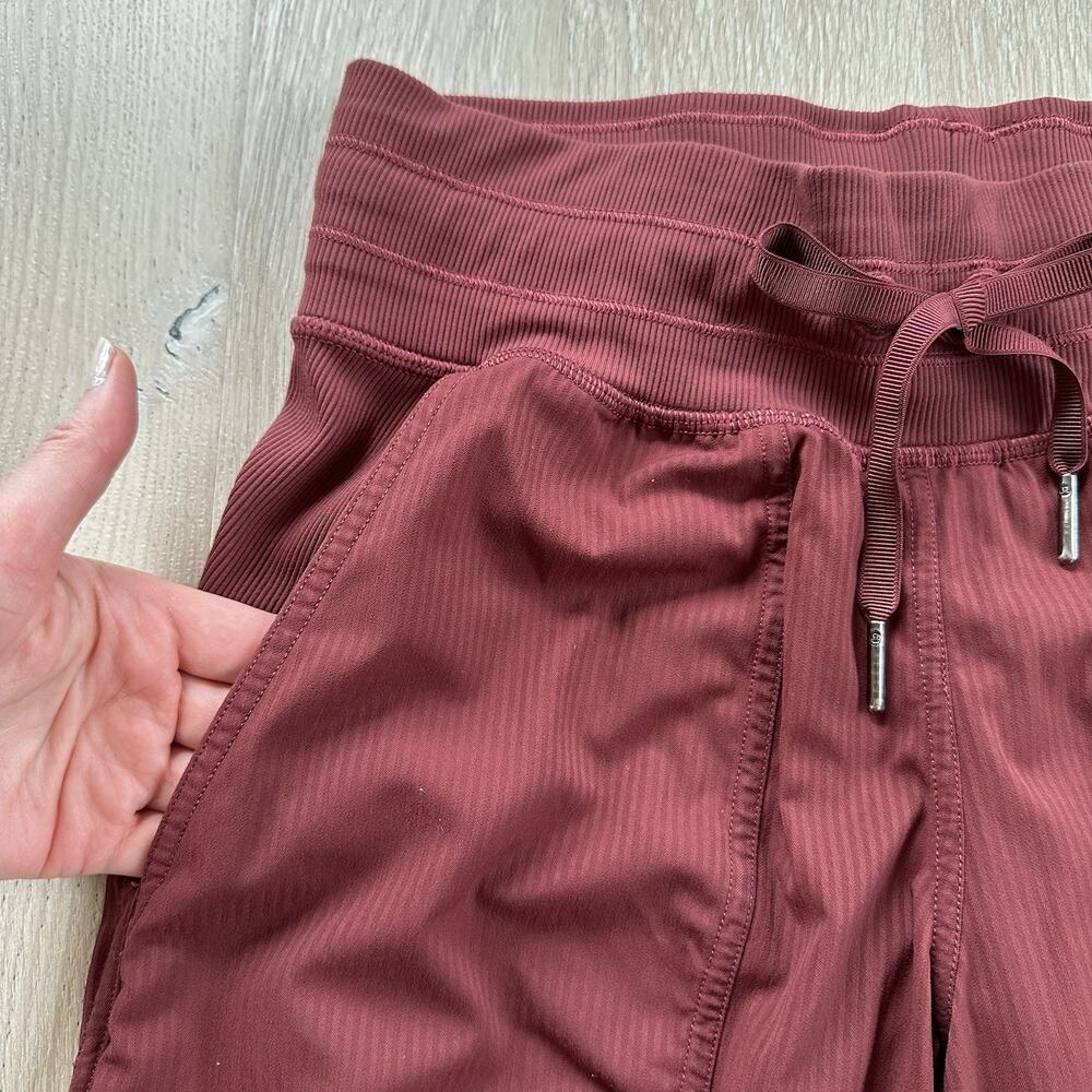 Lululemon Dance Studio Joggers Maroon Deep Rouge Garnet - Picture 5 of 12